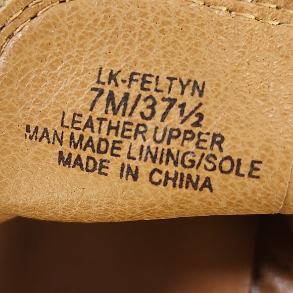 Lucky Brand Suede Feltyn Ankle Bootie Topanga Tan Women's Size 7 - Picture 8 of 8